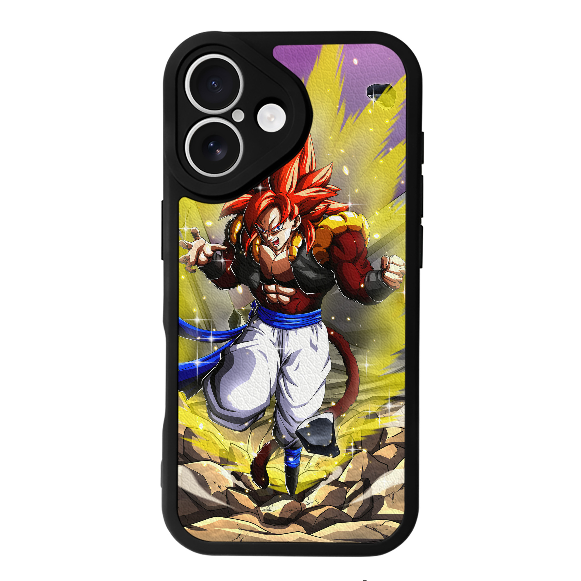 （画像用） ドラゴンボール DRAGON BALL 【iPhone 16シリーズ対応】シリコンスマホケース（レザー調） 材質：シリコン